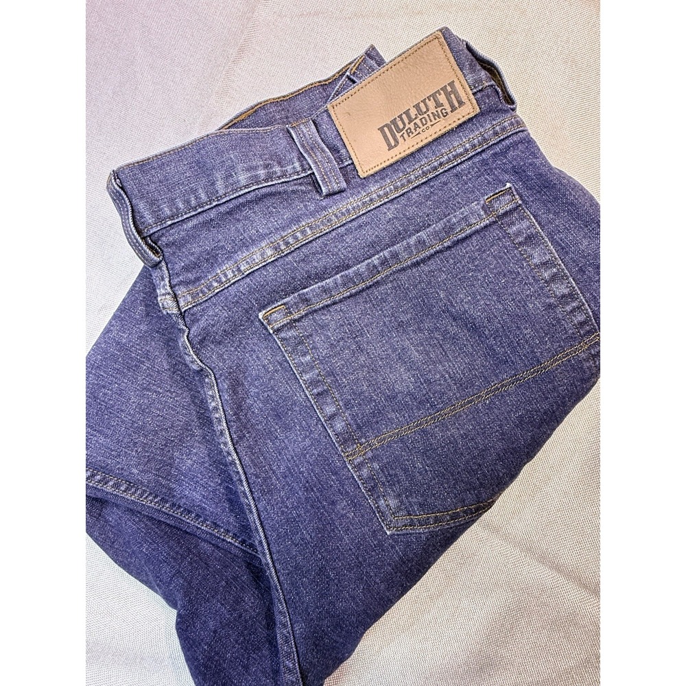 Duluth Trading Co Relaxed Fit Jeans Men's Size 38X22 Straight Leg